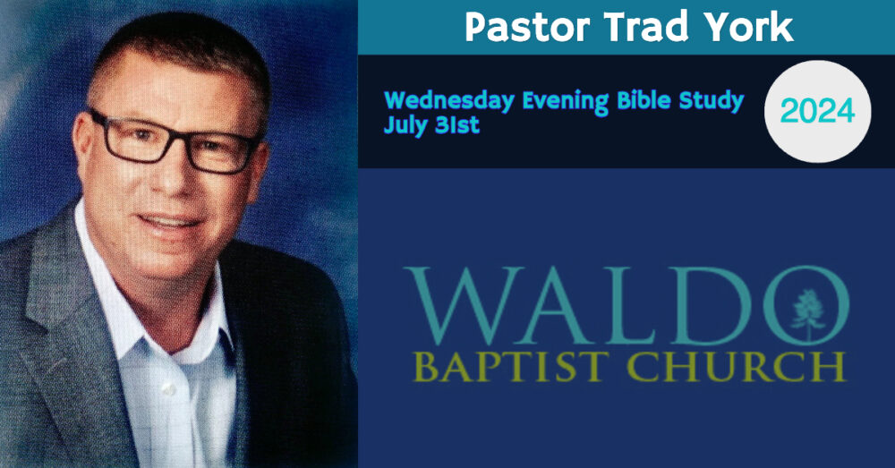 Wednesday Evening Bible Study