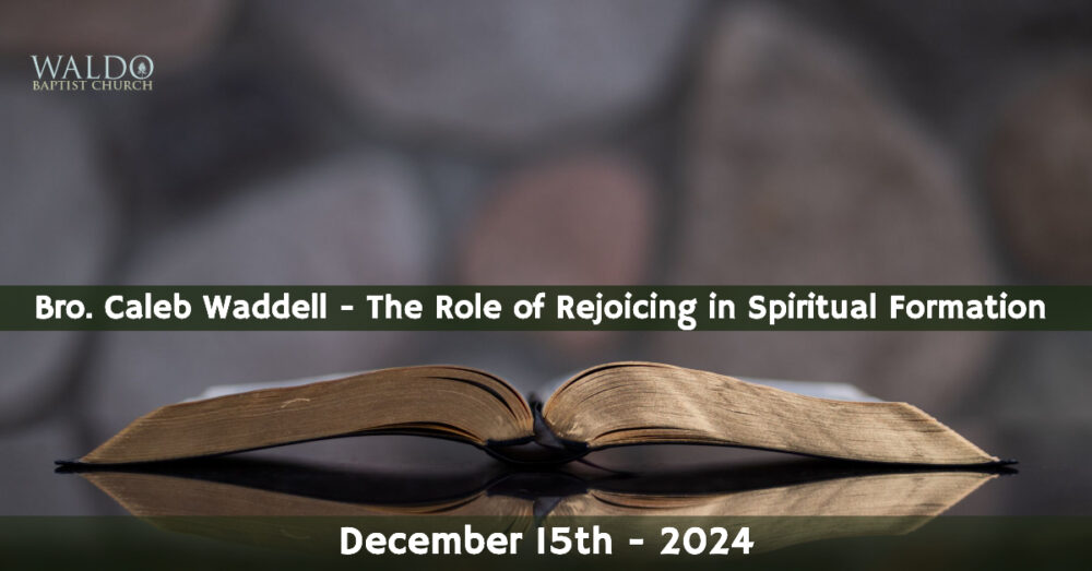 The Role of Rejoicing in Spiritual Formation Image