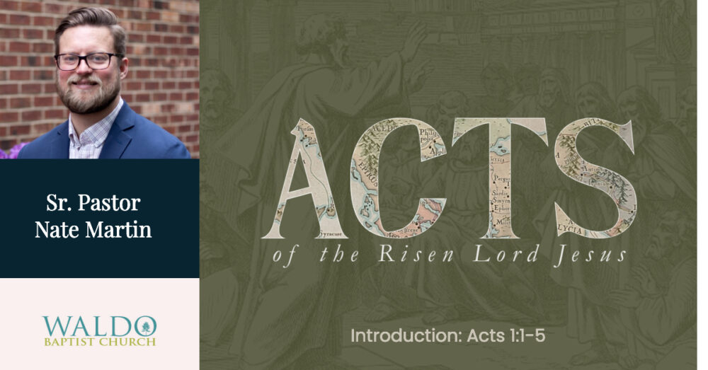 Acts Of The Risen Lord Jesus - Introduction Image