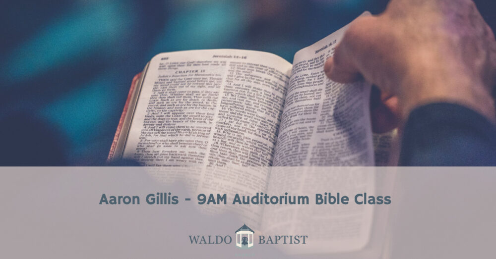 Sunday 9AM Auditorium Bible Class Image